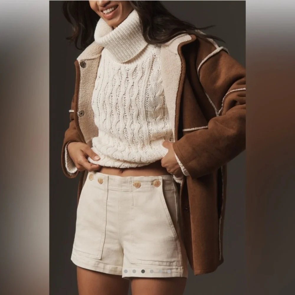 NWT The Kit High-Rise Utility Shorts by Pilcro | 32 - Picture 3 of 15